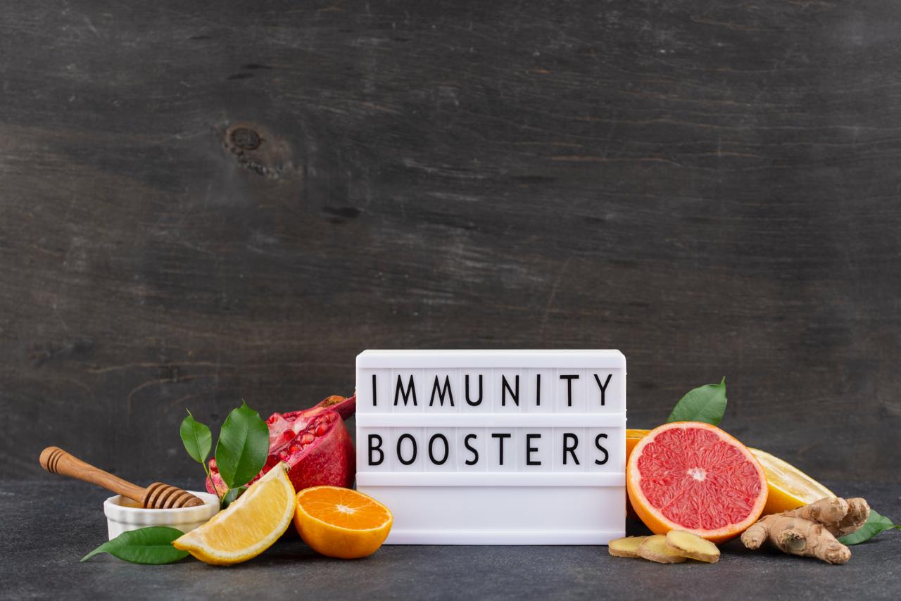 immunity booster foods includes citrus & ginger