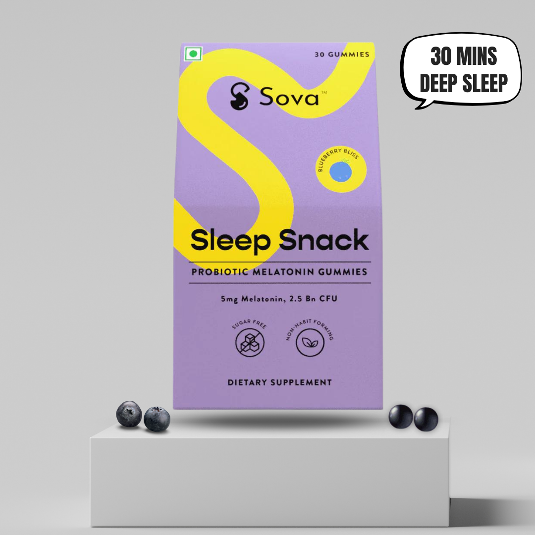 Sleep Snack | Best Melatonin & Ashwagandha Gummies for Deep Sleep in 30 Minutes