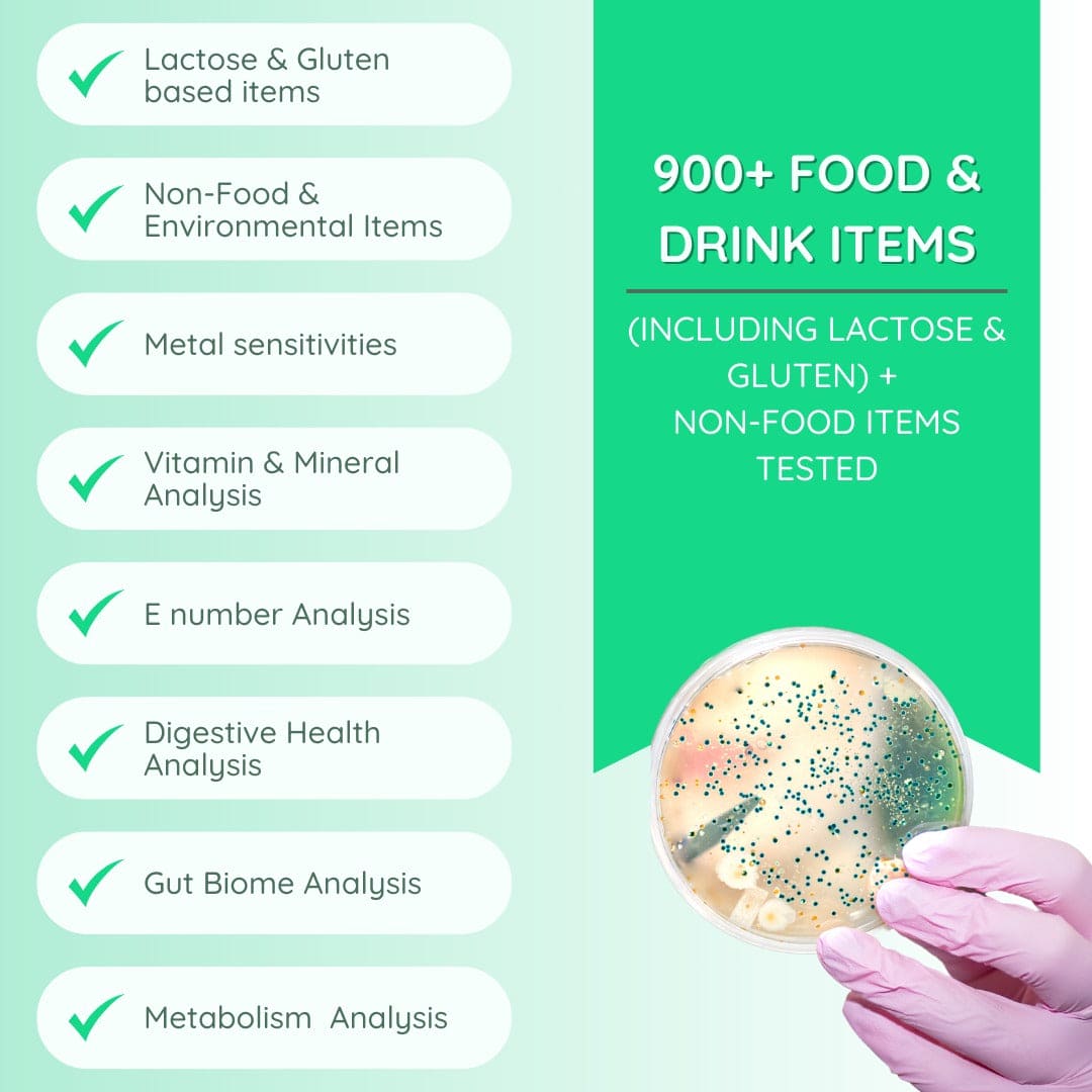 Comprehensive Food Intolerance Test | Gut Microbiome Profiling for Food Allergies