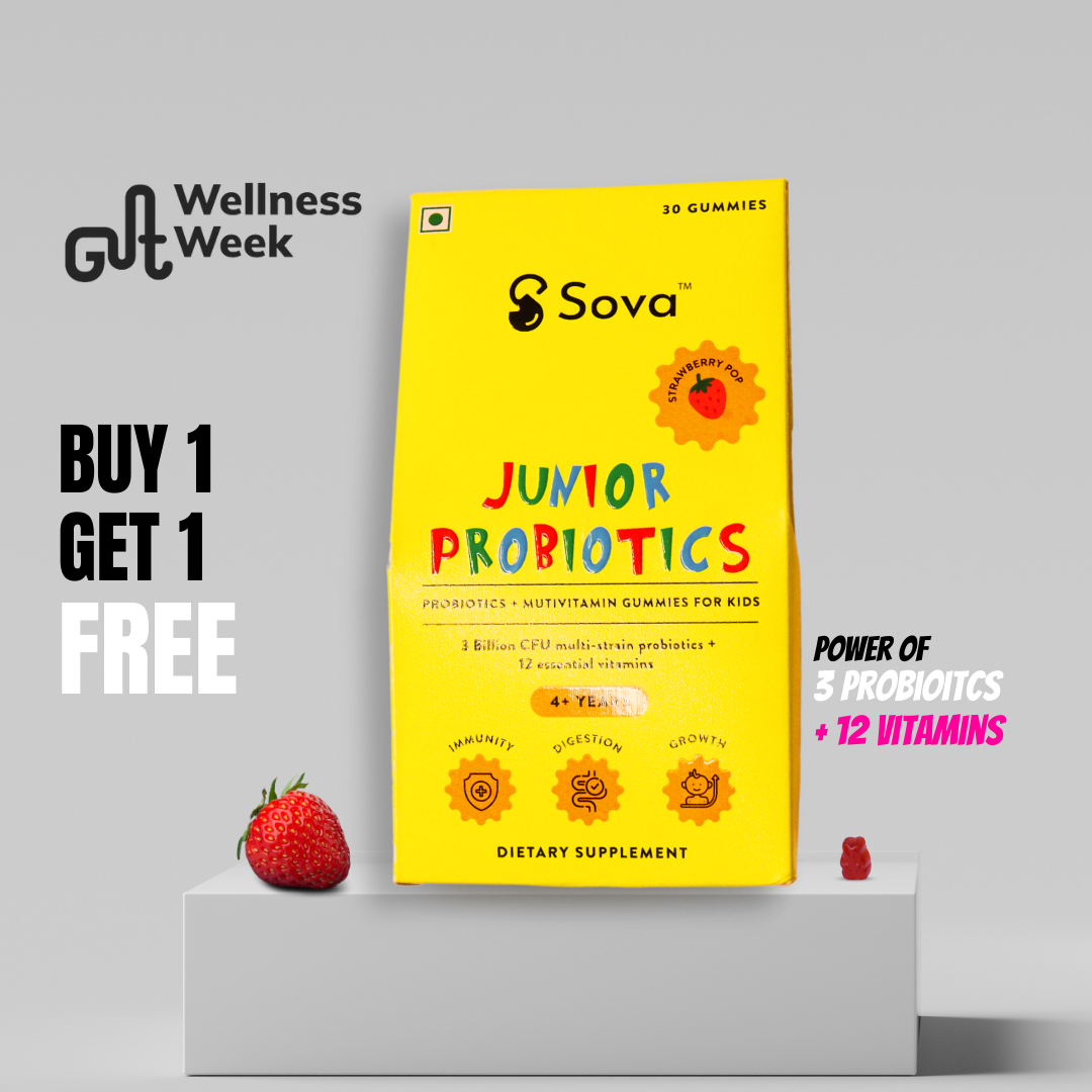 Kids Probiotics Mulit Vitamin Gummies | Smooth Digestion, Immunity, Growth & Development