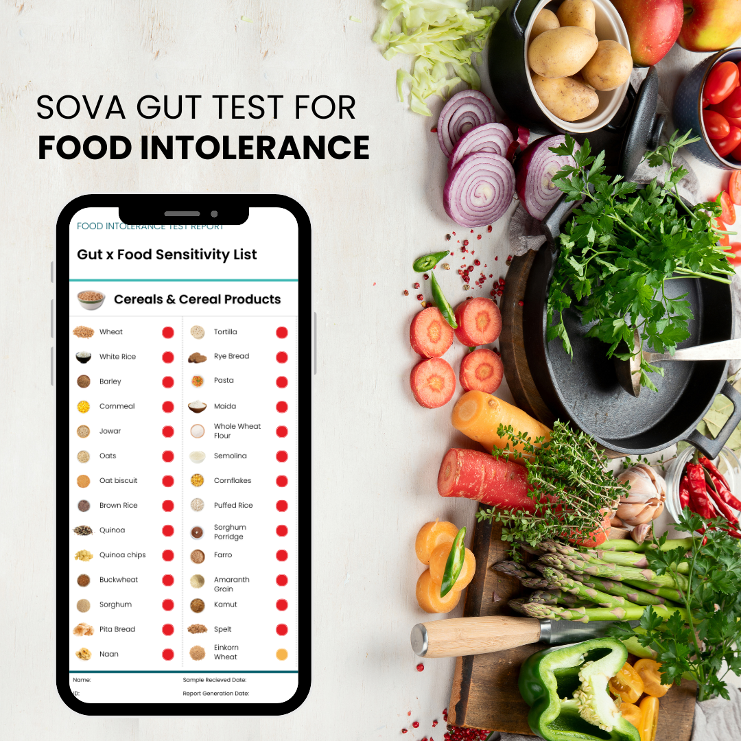 Comprehensive Food Intolerance Test | Gut Microbiome Profiling for Food Intolerances